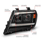 ANZO 09-20 Nissan Frontier Projector Headlights | Sequential & Switchback LED DRL