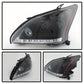 Spyder Lexus RX330 2004-2006 Projector Headlights Halogen Model- DRL LED Blk PRO-YD-LRX35004-DRL-BK 5076779