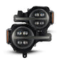 AlphaRex 21-23 Ford Bronco NOVA LED Proj Headlights Alpha-Black w/Activ Light/Seq Signal/DRL 880259 *Discontinued