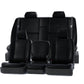 Covercraft 24-25 Ford F250-F550 King Ranch Leatherette PrecisionFit Custom Front Seat Covers - Black GTF4423ABLTBK