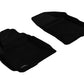 3D MAXpider 2010-2012 Hyundai Santa Fe Kagu 1st Row Floormat - Black L1HY04011509