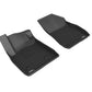 3D MAXpider 2021 Buick Encore GX FWD 20-21 / Chevy Trailblazer FWD Kagu 1st Row Floormats - Black L1BC04311509