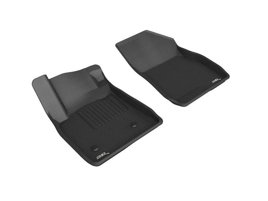 3D MAXpider 2021 Buick Encore GX FWD 20-21 / Chevy Trailblazer FWD Kagu 1st Row Floormats - Black L1BC04311509