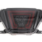 OLM V1 F1 Style Rear Brake / Fog / Reverse Light - Smoke Lens / Gloss Black Base / Red Bar) - 2020-2024 Toyota GR Supra