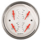 AutoMeter Gauge Quad 3-3/8in. 0 Ohm(e) to 90 Ohm(f)Elec Arctic White 1314