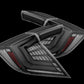 AlphaRex 16-21 Honda Civic Hatchback/ Type-R FK8 Nova-Series LED Tail Lights (Pair) - Alpha Black 676000 *Discontinued
