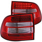 Anzo 2003-2006 Porsche Cayenne LED Tail lights Red/Clear