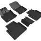 3D MAXpider 2018-2019 Volkswagen Tiguan Kagu 1st + 2nd Row Floormat - Black L1VW10601509