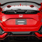 PERRIN Performance Rear Tow Hook Kit Red Honda Civic Type R 2017+ / SI 2017+ | PHP-BDY-251RD