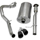 Corsa 09-13 Chevrolet Suburban 1500 5.3L V8 Black Sport Cat-Back Exhaust 14914BLK