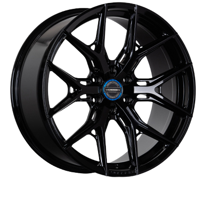 Vossen HF6-4 20x9.5 / 6x135 / ET15 / Deep Face / 87.1 - Satin Black Wheel