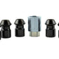 Ford Racing M12X1.5 Black Security Lug Nut - Set of 5 M-1A043-B5