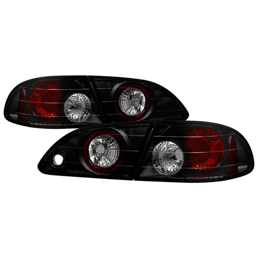 Spyder Toyota Corolla 98-02 Euro Tail Lights Black Smoke ALT-YD-TC98-BSM 5084323