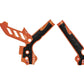 Acerbis 11-15 KTM SX125/150/SX250/XC/SX-F/XC-F/ EXC/XC-W/XCF-W Frame Guards- X-Grip - 16 Org/Black 2374251008