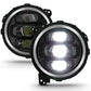 ANZO 2018-2019 Jeep Wrangler Full Led ProjectoráH.L Black 111466