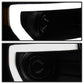 SPYDER xTune Ford F150 Projector Headlights - Light Bar DRL - Black PRO-JH-FF15009-LBDRL-BK 9037252