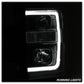 Spyder 08-10 Ford F-250 Projector Headlights V2 - Light Bar DRL LED - Black PRO-YD-FS08V2-LB-BK 5084477