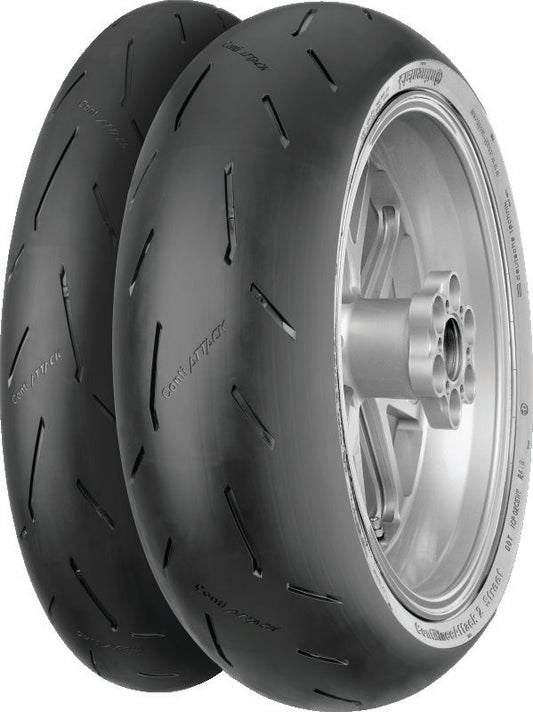 Continental Tire Continental ContiRaceAttack 2 Street - 120/70 ZR 17 M/C (58W) TL Front 02446580000