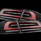 AlphaRex 12-21 Tesla Model S LUXX-Series LED Tail Lights - Black/Red 601130 *Discontinued