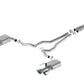Ford Racing 2024 Mustang 5.0L Extreme Non-Active Cat-Back Exhaust w/Valance - Chrome Tip M-5200-M5ECV