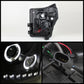 Spyder Ford Super Duty 11-15 Projector Headlights LEDHalo DRL Blk High H1 Low 9006 PRO-YD-FS11-HL-BK 5070272