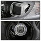 SPYDER xTune 09-14 Acura Projector Headlights - Light Bar DRL - Chrome (PRO-JH-ATSX09-LB-C) 9042225
