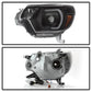 SPYDER xTune Toyota Tacoma 12-15 Headlights - Light Bar DRL - Black PRO-JH-TTA12-LBDRL-BK 9037542
