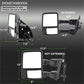 SPYDER xTune Ford SuperDuty 08-15 Extendable Heated Mirrors w/ LED Signal Smoke MIR-FDSD08S-PW-SM-SET 9935831