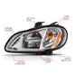 ANZO 2002-2014 Freightliner M2 LED Crystal Headlights Chrome Housing w/ Clear Lens (Pair) 131031