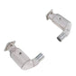 High Flow Catted 200 Cell Downpipes for Porsche 911 997.1 Turbo 3.6T