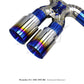 Titanium Straight Catback Exhaust for Porsche 992 992.1 992.2 GT3 RS GT3RS 4.0