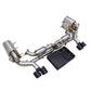 304ss Valved Catback Exhaust for Porsche 911 997.1 997.2 Carrera 4S