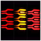 AlphaRex 14-18 Chevy Silverado 1500 Luxx-Series LED Tail Lights Alpha-Black w/Activ Light/Seq Signal 620040 *Discontinued