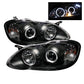 Spyder Projector Headlights | Toyota Corolla 2003-2008 | LED Halo, Black