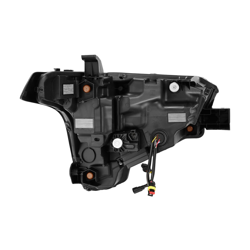 AlphaRex 22-23 Toyota Tundra LUXX-Series Headlights Alpha-Black w/Amber DRL - Req 810029 OR 810030 880873 *Discontinued