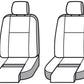 Covercraft 22-23 Jeep Grand Wagoneer Polycotton SeatSaver Front Row Seat Covers - Gravel SSC3502CAGY