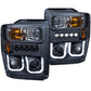 Anzo 2008-2010 Ford F-250 Projector Headlights w/ U-Bar Black