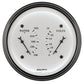 AutoMeter Gauge Dual Wtmp & Volt 3-3/8in. 250 Deg. F & 18V Elec Old Tyme White 1630