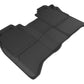 3D MAXpider 2016-2019 Nissan Titan Crew Cab Kagu 2nd Row Floormats - Black L1NS08421509