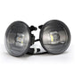 AlphaRex Universal Chevrolet/GMC/Pontiac DoubleTap Dual Color LED Projector Fog Lights - White/Amber 210007 *Discontinued