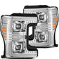 AlphaRex 17-19 Ford F-250/350/450/550 Super Duty LUXX-Series LED Proj Headlights Chrome w/SS & SBDRL 880346 *Discontinued