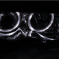 Anzo 2000-2003 BMW 3 Series E46 Projector Headlights w/ Halo Chrome