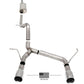 Corsa 07-18 Jeep Wrangler JKU 3.6L/3.8L 2.75in Sport Cat-Back Exhaust w/ 4in American Flag Tips 21122USA
