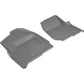 3D MAXpider 2017-2019 Ford F-250/350/450 Kagu 1st Row Floormat - Gray L1FR10711501