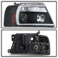 Spyder 04-08 Ford F-150 Projector Headlights - Light Bar DRL - Black PRO-YD-FF15004V2-LB-BK 5084484
