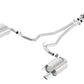 Borla ATAK Cat Back 15 Ford Mustang 3.7L V6 MT/AT 2.25in Pipe 4in Single Round Rolled Tips 140588