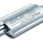 Borla Universal Pro-XS Oval 2.5in Inlet/Outlet Center/Center Notched Muffler 400496