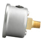 Autometer AutoGage 1.5in Liquid Filled Mechanical 0-2000 PSI Fuel Pressure Gauge - White 2183