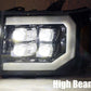 AlphaRex 07-13 GMC 1500HD NOVA LED Proj Headlights Plank Style Chrome w/Activ Light/Seq Signal/DRL 880608 *Discontinued