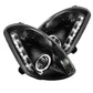Spyder Infiniti G35 03-04 4DR Projector Halogen - LED Halo DRL Blk High H4 PRO-YD-IG35034D-DRL-BK 5031747